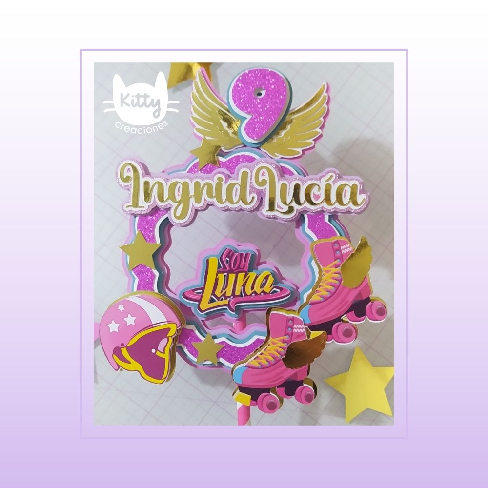 Soy Luna Set | Archivo de Corte + Impresion | Cake topper | Arte Digital
