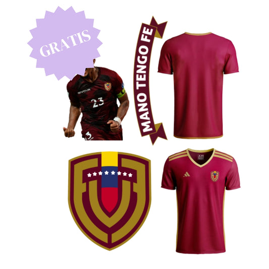 GRATIS | Futbol Venezuela vinotinto | Cake Topper | Archivo de Corte | Arte Digital