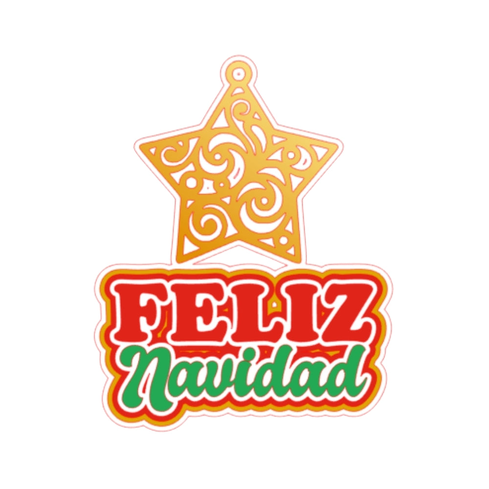 Feliz Navidad Estrella 1 | Archivo de Corte | Cake topper | Arte Digital