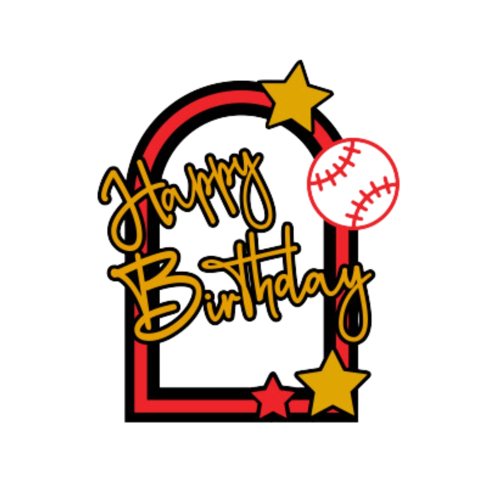 Kit de Beisbol | Archivo de Corte | Cake topper | Arte Digital