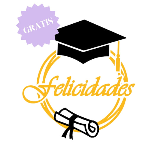 GRATIS | Graduacion | Cake Topper | Archivo de Corte | Arte Digital |